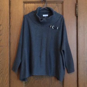 Calvin Klein poncho sweater